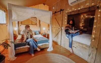 Styling our Glamping Tents