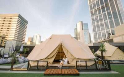 Press: St. Jerome’s, our tents on top of Melbourne Central